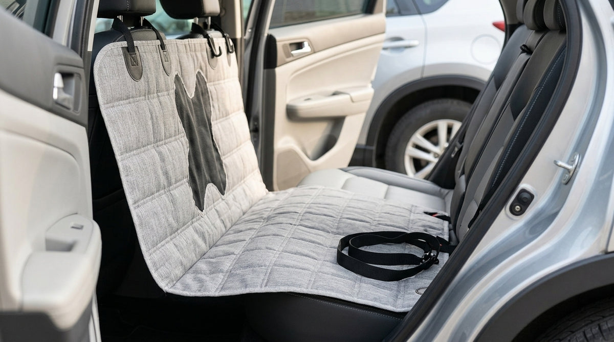 Pet Car Seat Pad - Waterproof Back Seat Cushion - Interior Placement