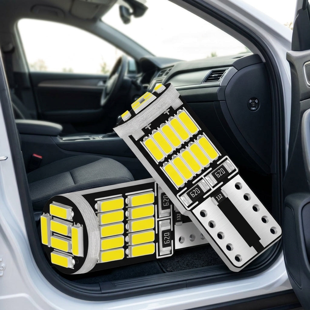 Yade Automotive LED Indicator Light T10 4014 26SMD Decoding Bright Bright Lamp W5W Reading Light License Plate Light - Interior Placement