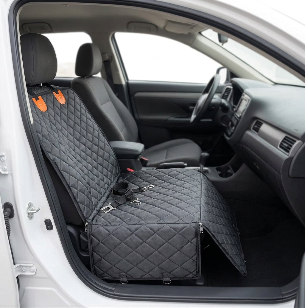 Pet Car Seat Cover Rear Full Coverage Waterproof - Interior Placement
