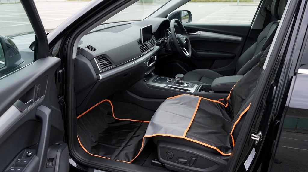 Zhongheng car pet mat, rear seat seat pad, waterproof pet car mat, car dog mat, rear pet seat cushion - Interior Placement