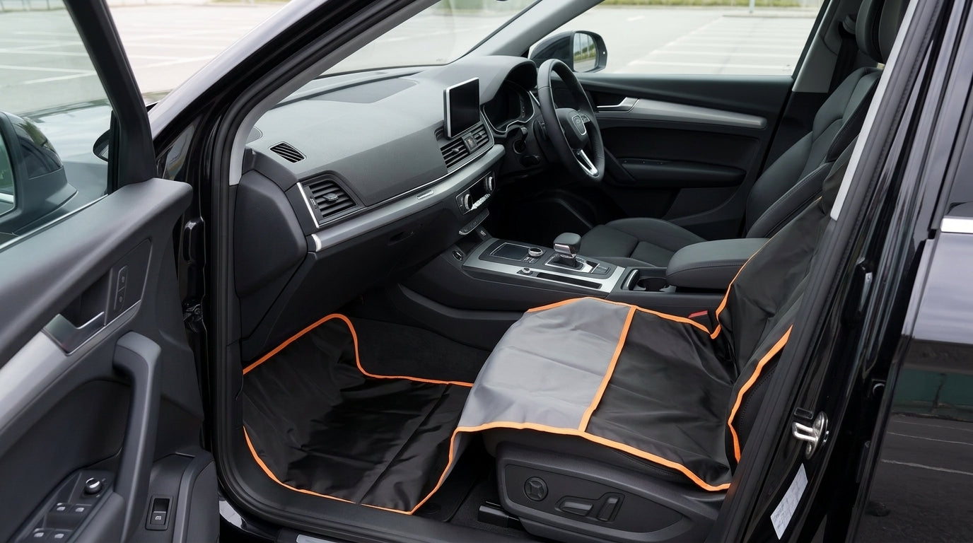 Zhongheng car pet mat, rear seat seat pad, waterproof pet car mat, car dog mat, rear pet seat cushion - Interior Placement