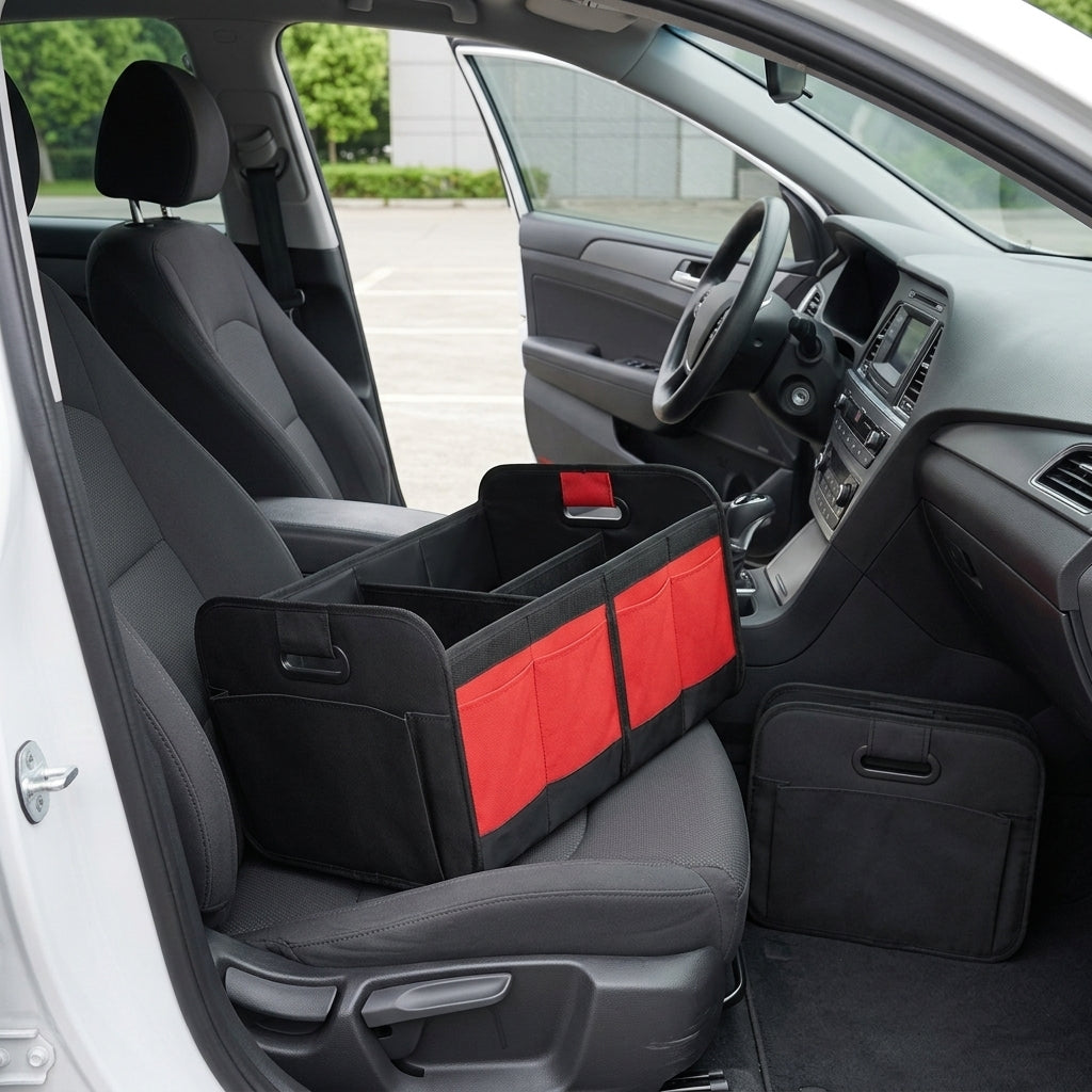 Cross-border car storage box trunk storage box oxford cloth storage box large capacity foldable spot wholesale - Interior Placement