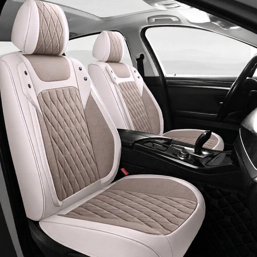 New car seat cushion, all-season universal seat, Nappa leather full-coverage seat cover, small sedan SUV seat cushion manufacturer wholesale - Interior Placement