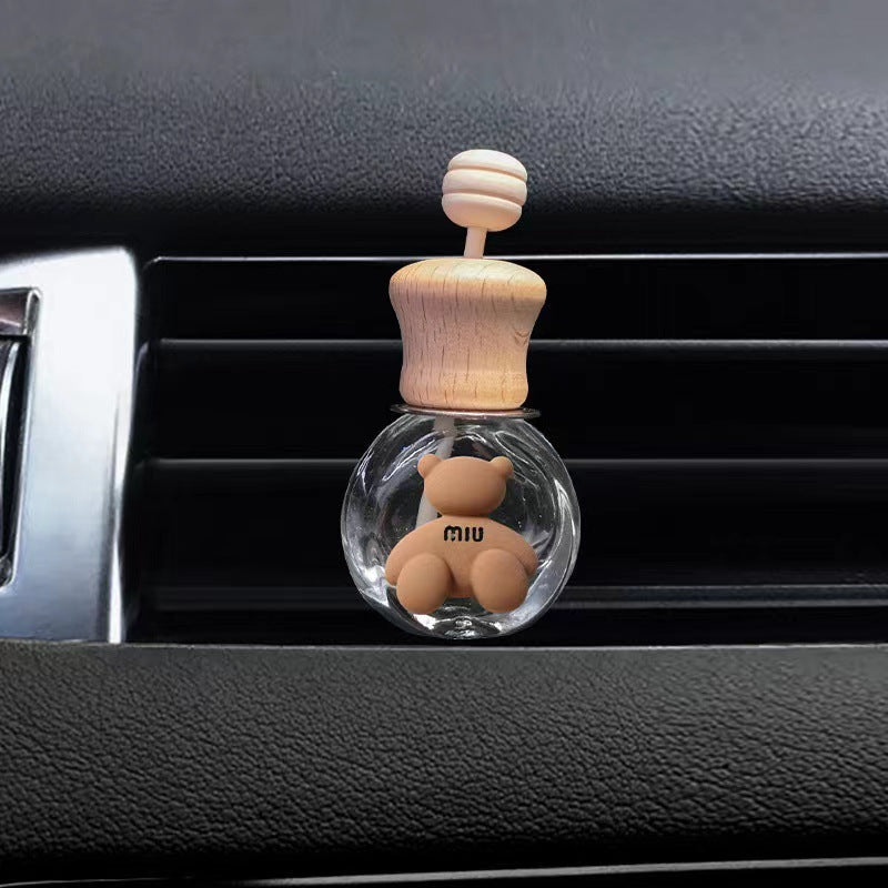 High-end car essential oil diffuser, car long-lasting light fragrance, car plant aromatherapy, air conditioning air outlet, empty bottle of perfume