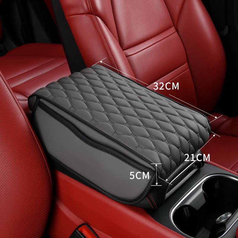 Manufacturer cross-border car armrest box height pad, car goods, double-sided practical storage bag, memory foam armrest box pad