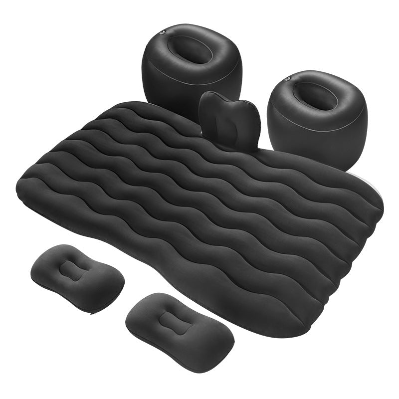 Cross-border car inflatable bed Car rear exhaust mattress Universal folding sleeping air mattress travel mattress