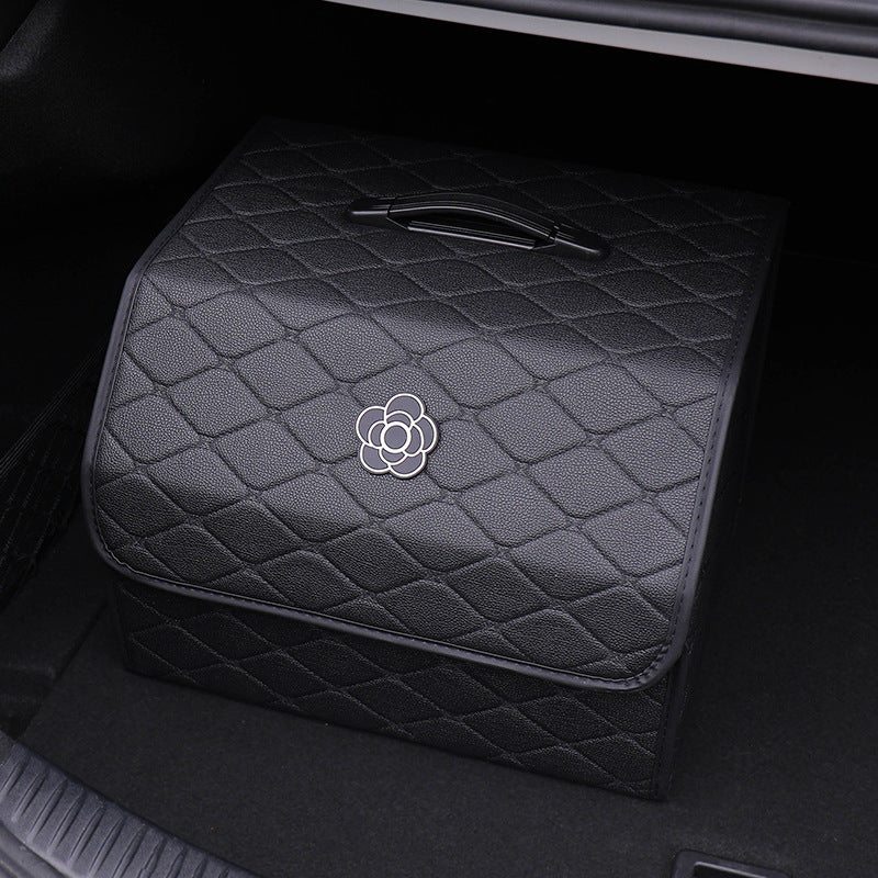 Car trunk storage box, car tail box, camellia car, good things, sorting storage box, multi-functional storage girl