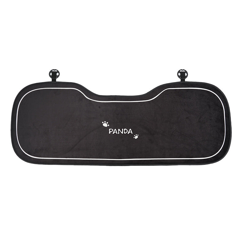 Car headrest lumbar support, cartoon cute panda, comfortable soft car cushion, all-season universal neck pillow