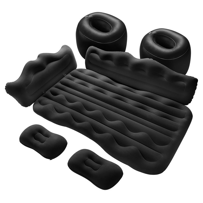 Sleeping car self-driving gear: folding bed rear seat pad, summer vacation bed Galaxy Deep Blue, rear seat sleeping essential, in-car air cushion