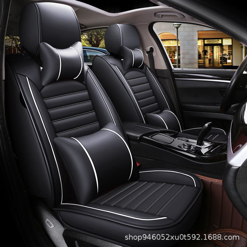 Full envelope car seat cover, summer ice silk seat cover, full leather, new four-season universal seat cushion, special seat cushion for small cars