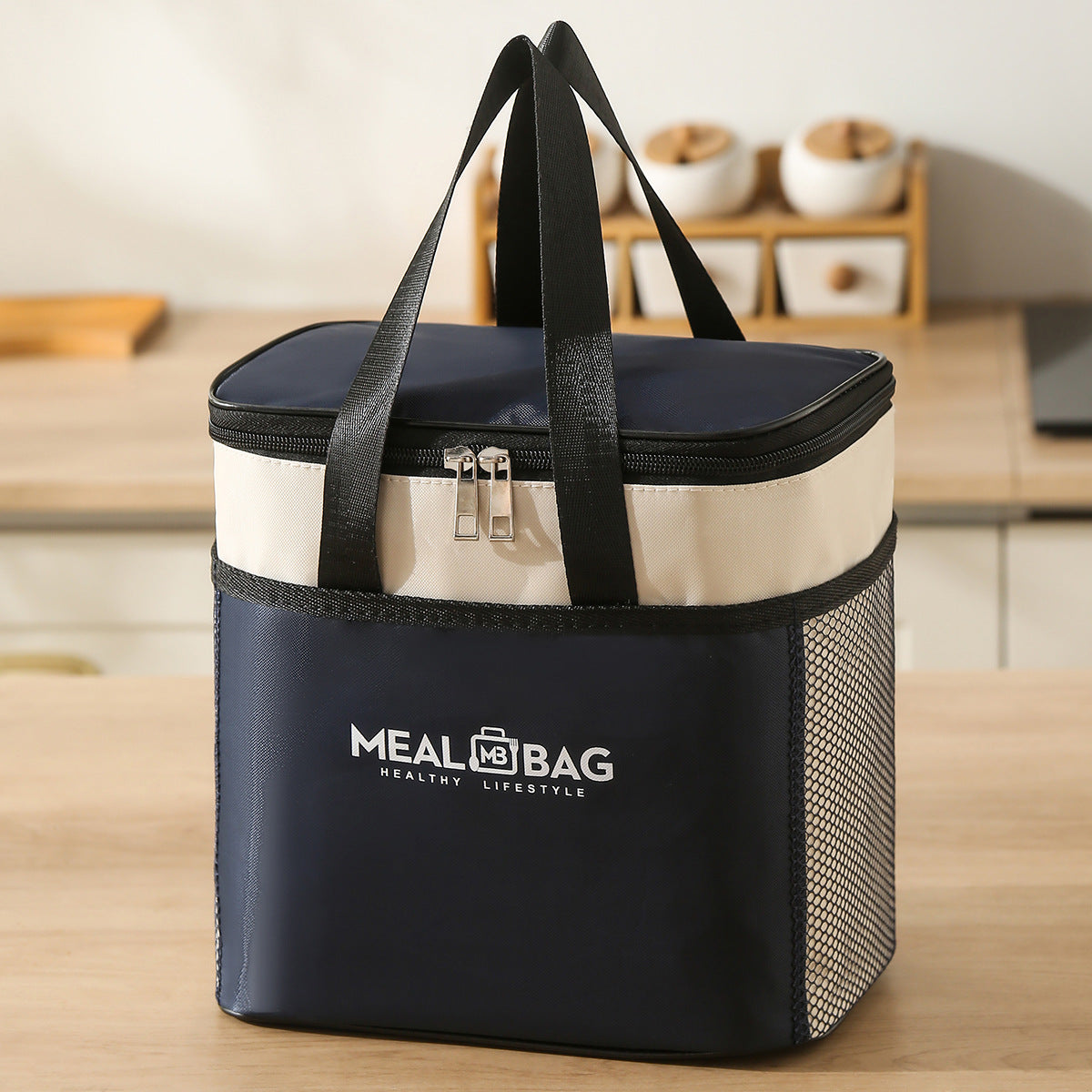 Insulated Lunch Bag, Waterproof Oxford Cloth