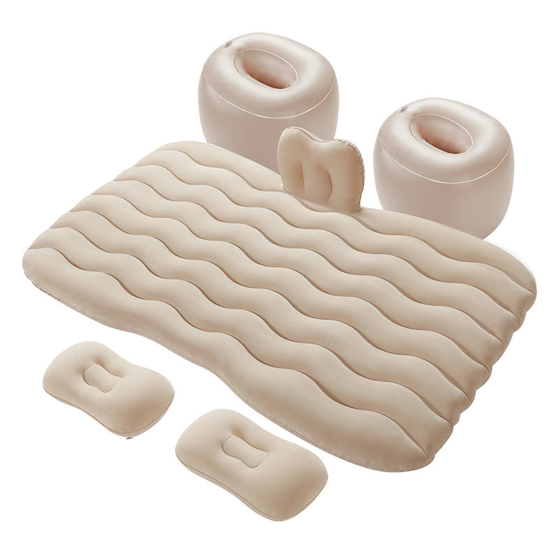 Cross-border car inflatable bed Car rear exhaust mattress Universal folding sleeping air mattress travel mattress