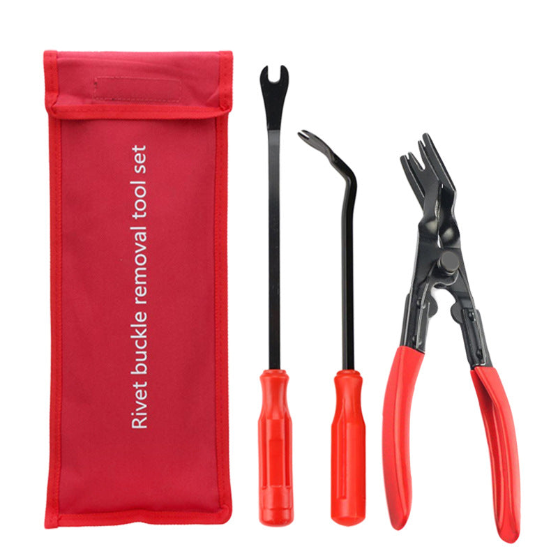 5 pieces, 6 pieces, 7-piece set, car panel car door audio system decoration modification tool, clip screwdriver, pliers, disassembly 3 pieces