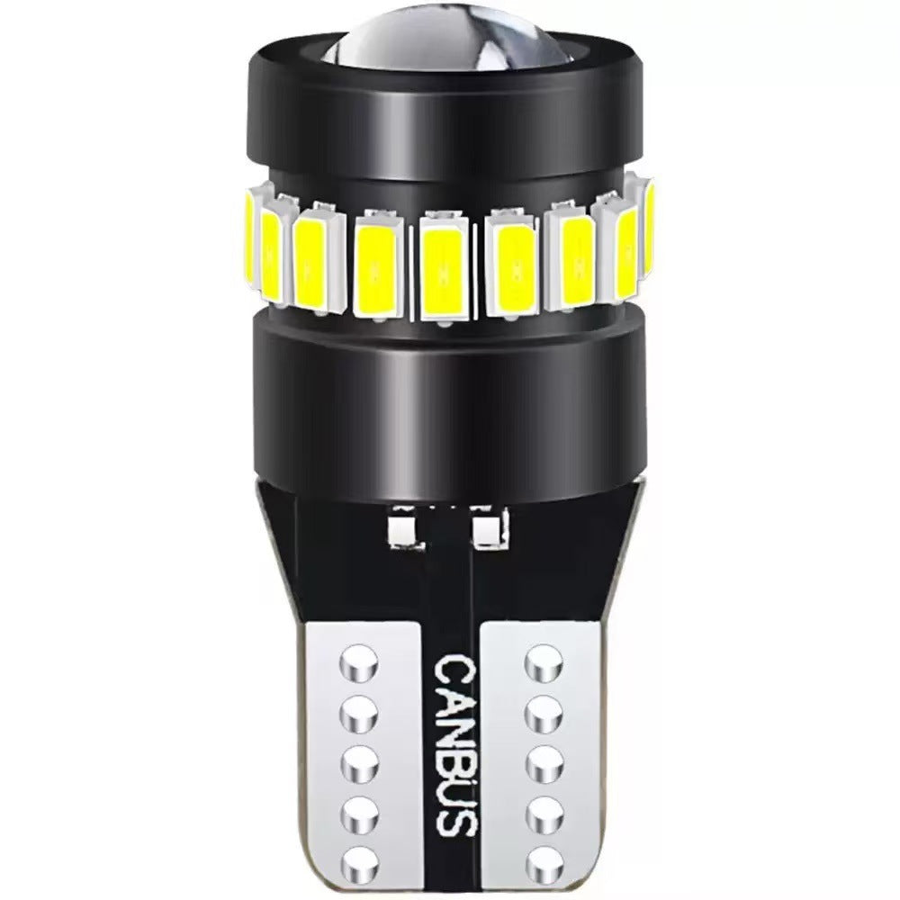 Cross-border automotive LED car light: T10 width indicator, position light 4014-24SMD, license plate decoding light, 3030 instrument light