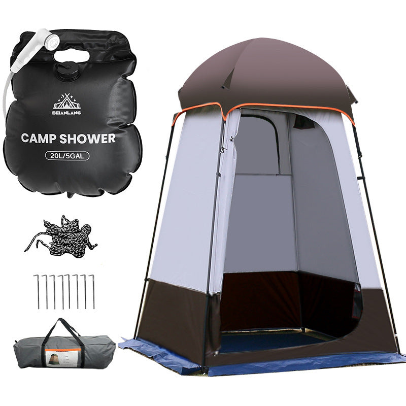 Enlarged and raised outdoor dressing, bathing, tents, camping, beach, fishing tent, model changing mobile toilet tent