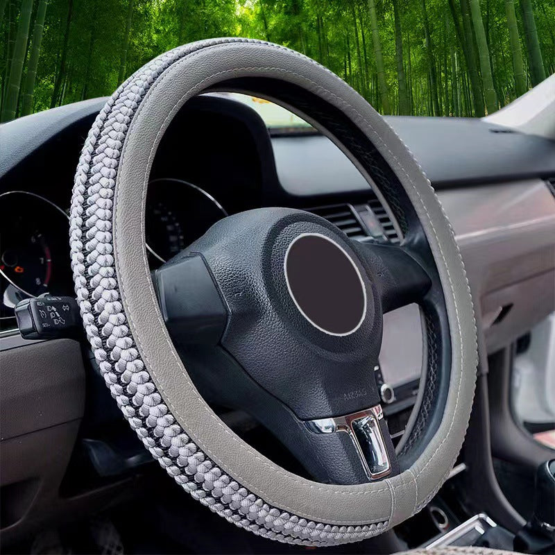Steering Wheel Cover, Ice Silk, Universal Fit