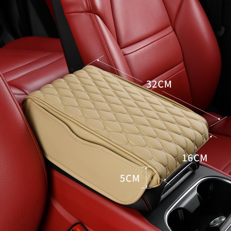 Manufacturer cross-border car armrest box height pad, car goods, double-sided practical storage bag, memory foam armrest box pad
