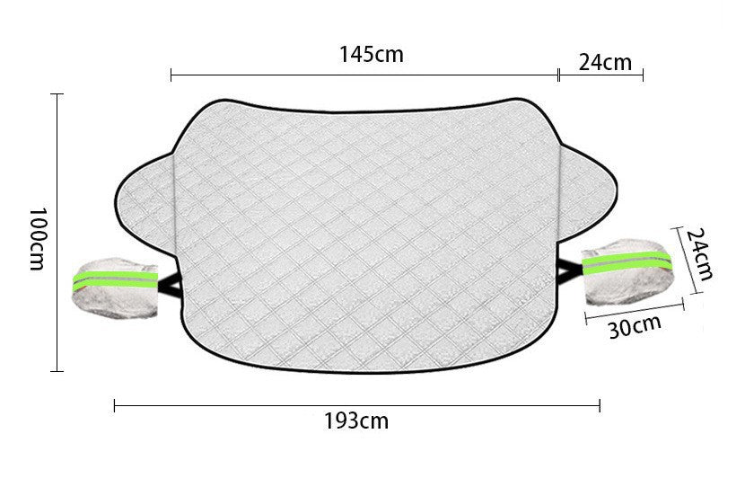 Car Windshield Snow Cover - Frost & Sun Protection