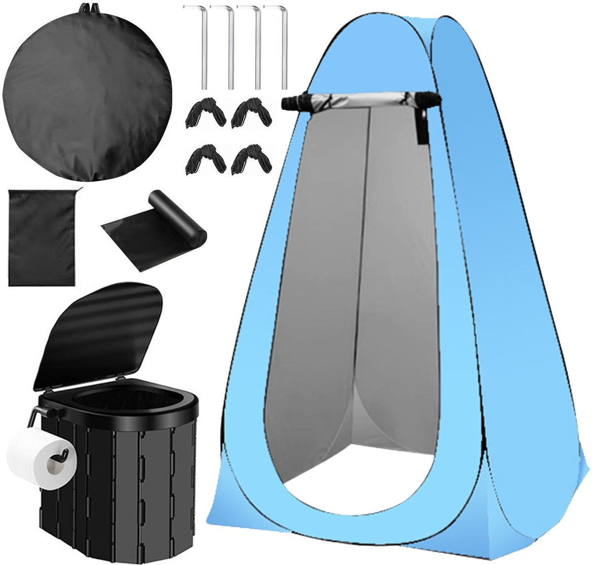 Fishing, shower, bathing artifact, outdoor camping, fishing, changing clothes, simple and portable, portable portable toilet, warm tent, toilet