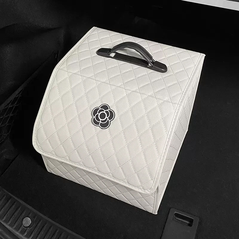 Car trunk storage box, car tail box, camellia car, good things, sorting storage box, multi-functional storage girl