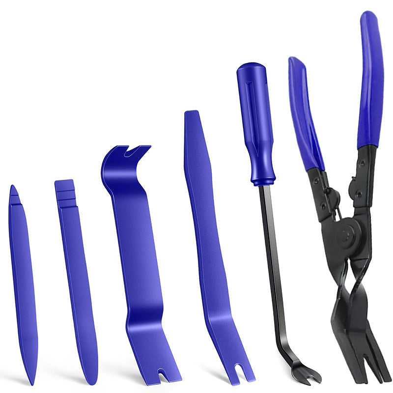 5 pieces, 6 pieces, 7-piece set, car panel car door audio system decoration modification tool, clip screwdriver, pliers, disassembly 3 pieces