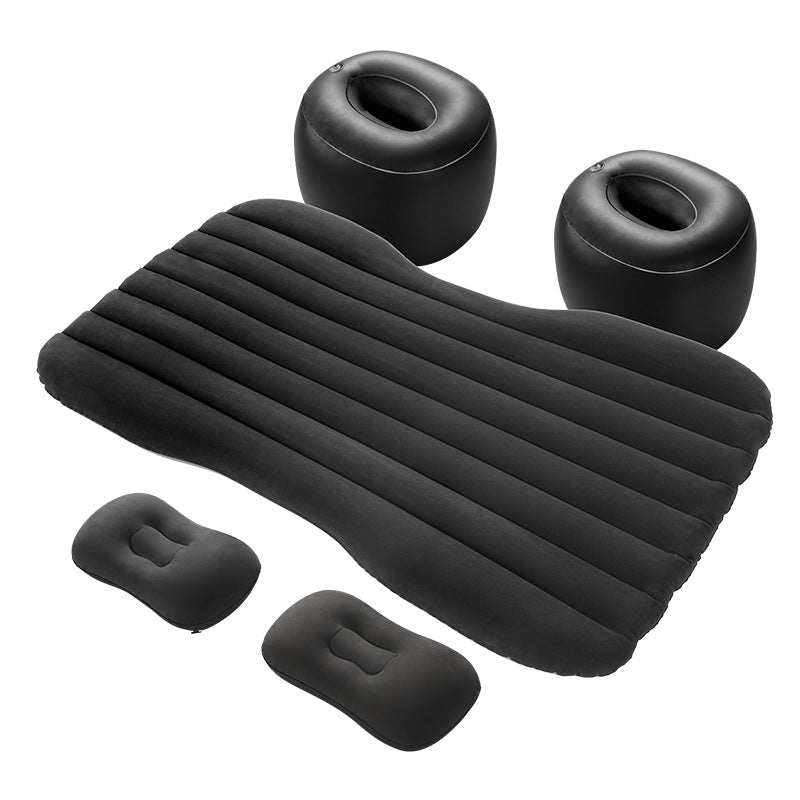 New car inflatable bed, 3:7 split children's sleeping bed, rear bed for sedans, SUVs, foldable outdoor universal travel bed