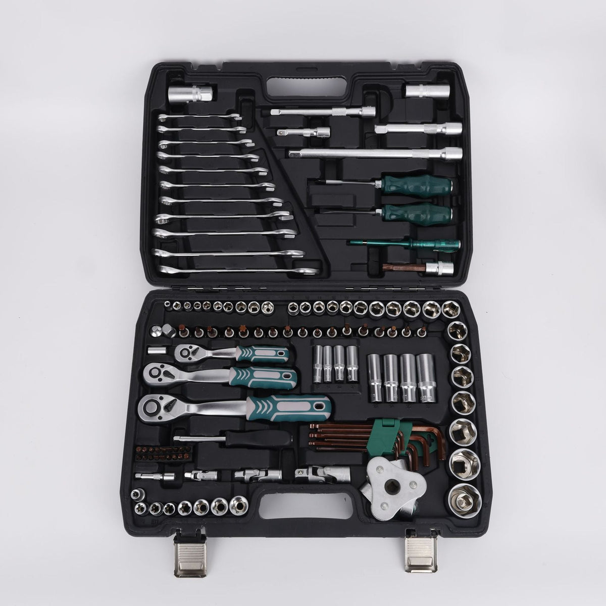Natural S2 Bit Head 72-Tooth Ratchet Wrench Auto Repair Mechanical Repair Household Repair Sleeve Tool Set Hardware Toolbox