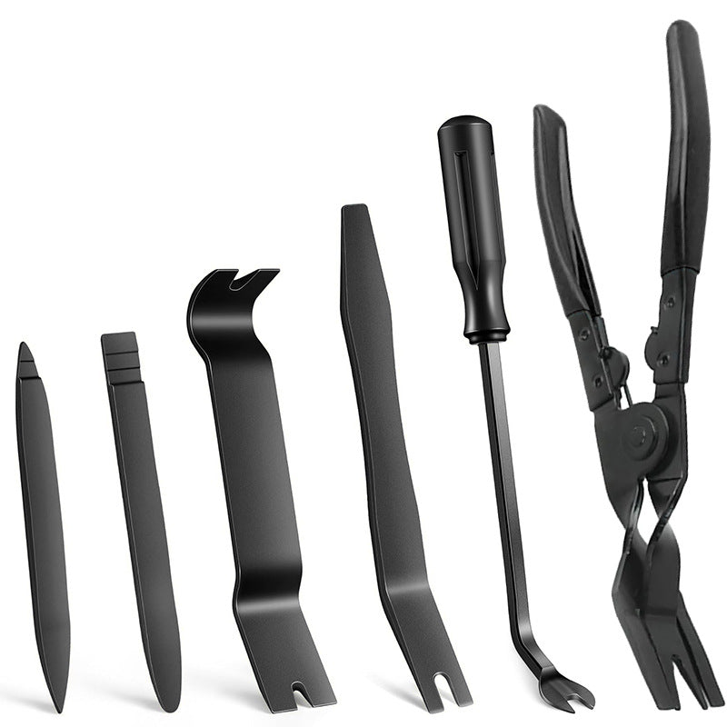 5 pieces, 6 pieces, 7-piece set, car panel car door audio system decoration modification tool, clip screwdriver, pliers, disassembly 3 pieces