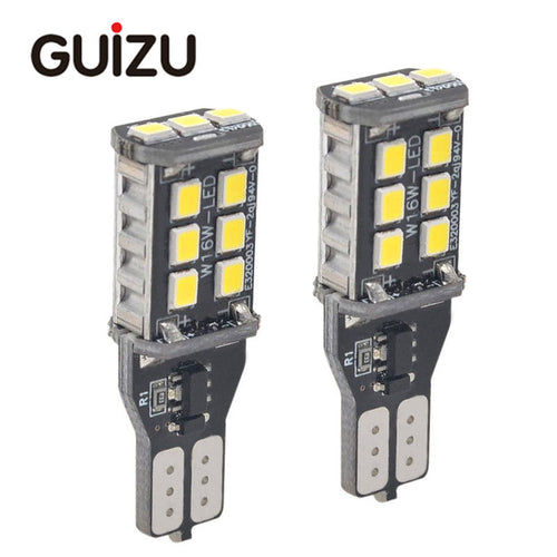 Decoding car led bulb Canbus W16W T15 2835 15SMD led turn signal reversing light
