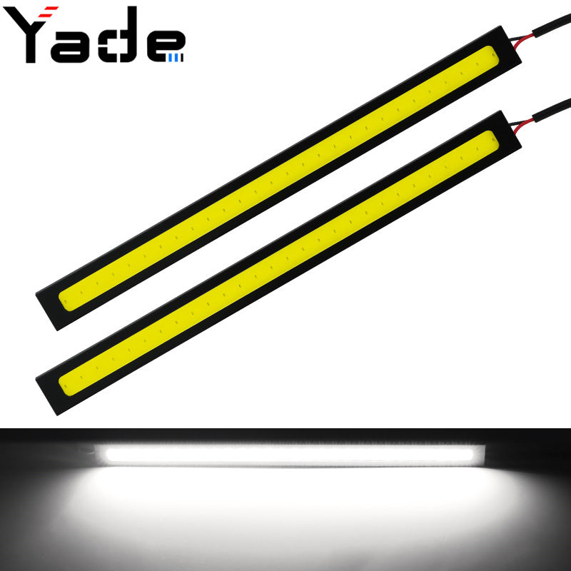 Yade Car Daytime Running Light 17CM COB Ultra Thin High Brightness LED Daytime Running Light Waterproof 12V Decorative Lighting