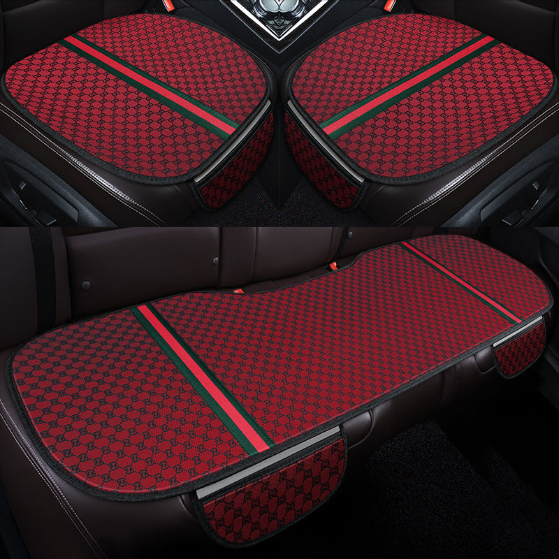 Car seat cushion all-season universal Kuqi three-piece set