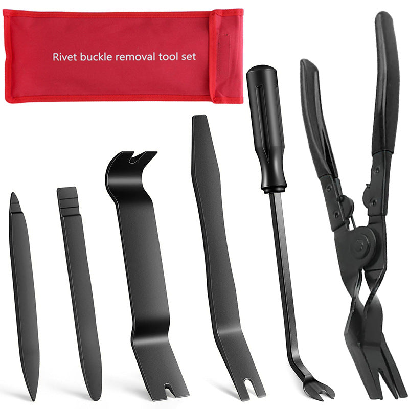 5 pieces, 6 pieces, 7-piece set, car panel car door audio system decoration modification tool, clip screwdriver, pliers, disassembly 3 pieces