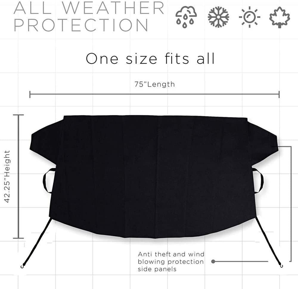 Car Windshield Snow Cover - Frost & Sun Protection