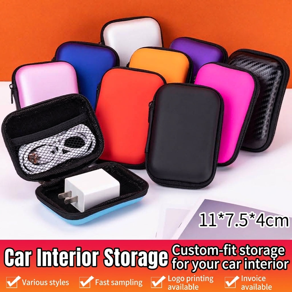 EVA Storage Bag - Headphone & Cable Organizer