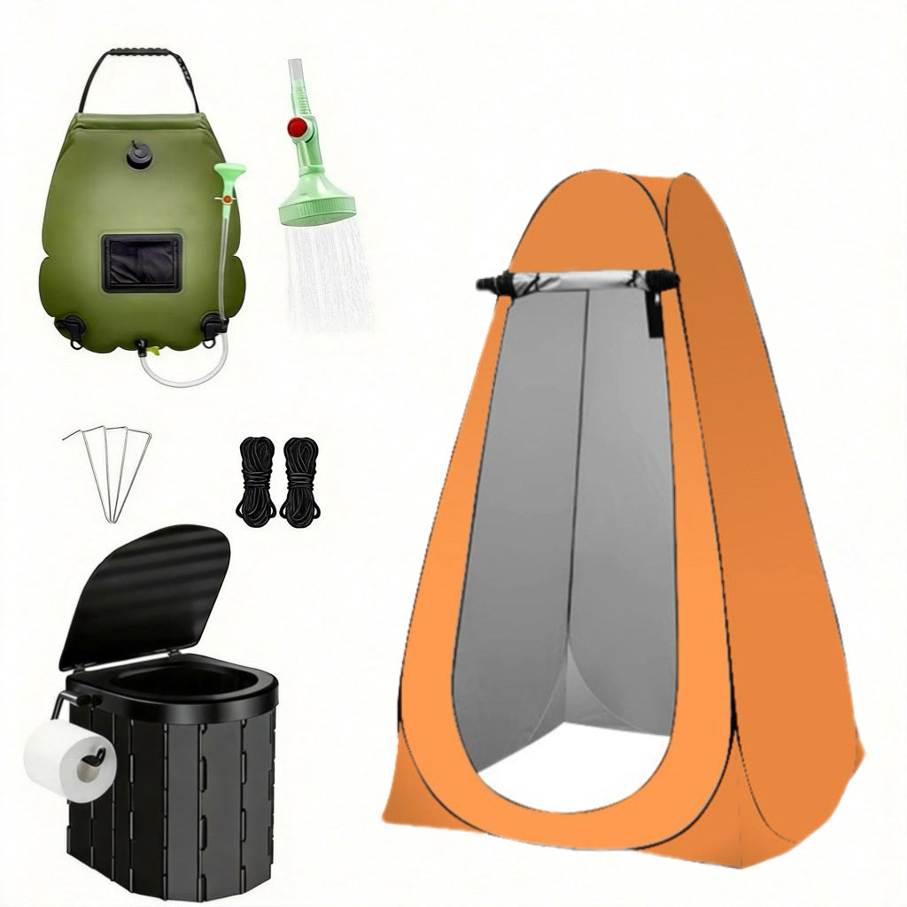 Fishing, shower, bathing artifact, outdoor camping, fishing, changing clothes, simple and portable, portable portable toilet, warm tent, toilet