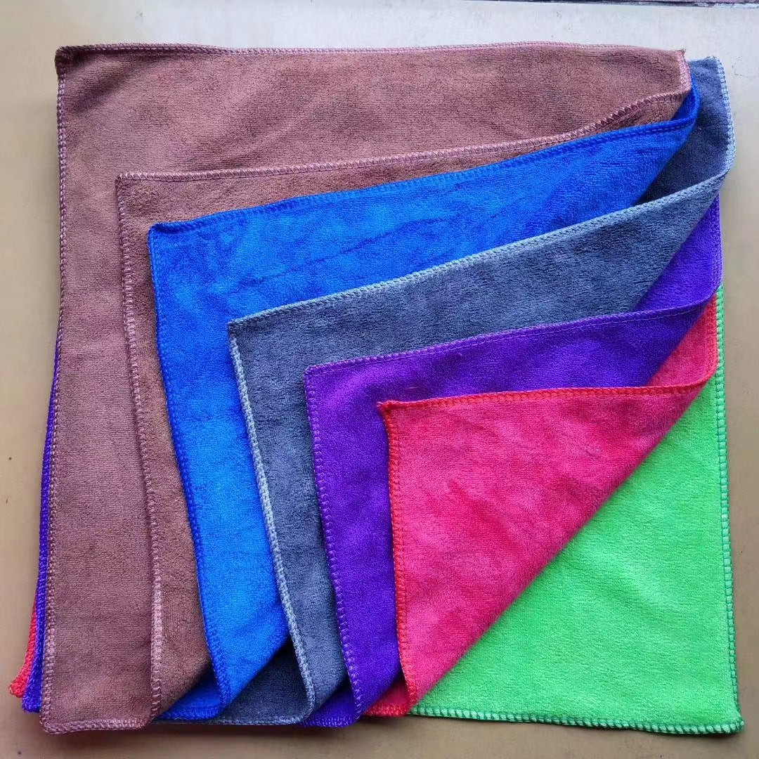420g 160*60CM Brushed Thickened Car Towel Fine Fiber Absorbent Towel Coral Velvet Towel Edging Towel