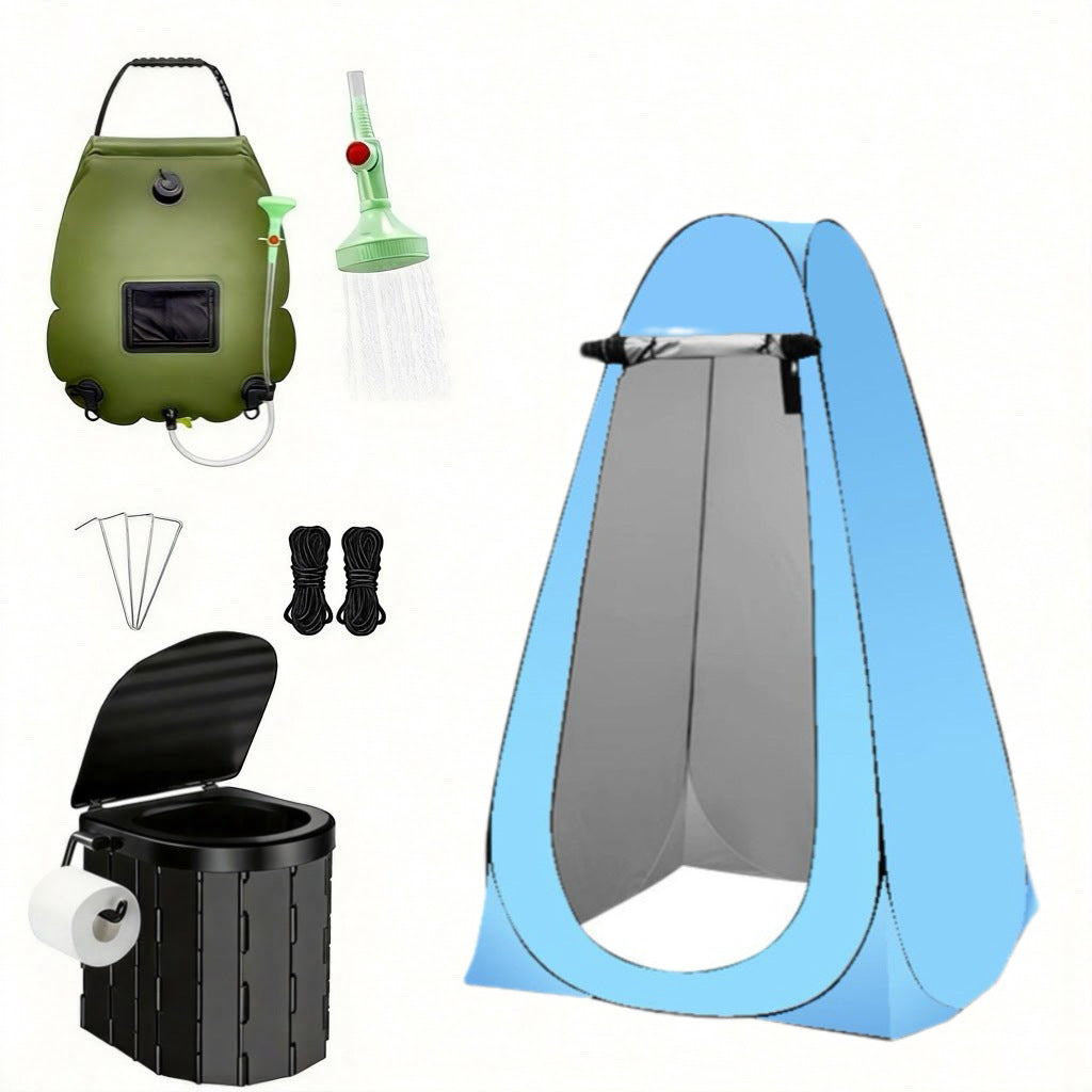 Fishing, shower, bathing artifact, outdoor camping, fishing, changing clothes, simple and portable, portable portable toilet, warm tent, toilet