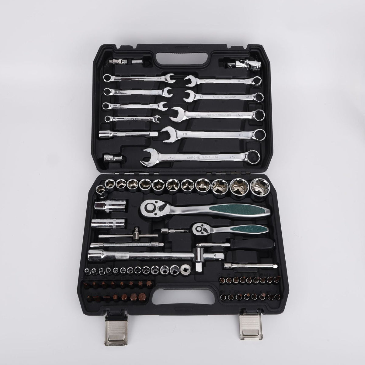 Natural S2 Bit Head 72-Tooth Ratchet Wrench Auto Repair Mechanical Repair Household Repair Sleeve Tool Set Hardware Toolbox
