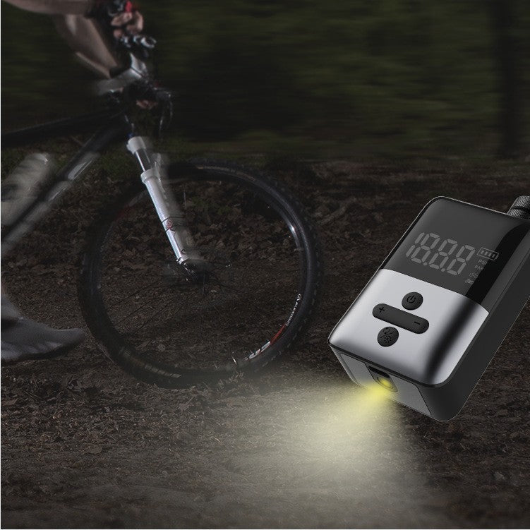 New in-stock ultra-mini mountain road bicycle inflator pump riding AI smart portable electric pump