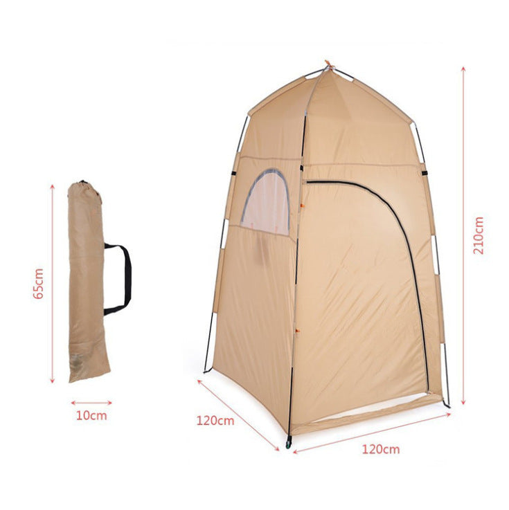 The new changing tent is portable for bathing, birdwatching, fishing, toilet guard, and portable warmth, preventing light leakage