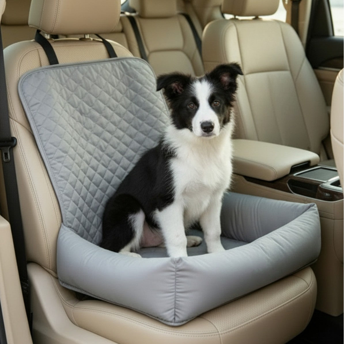 Car pet mat, water-repellent for travel, water-repellent in-car dog bed, Amazon hot-selling car passenger seat pet bed