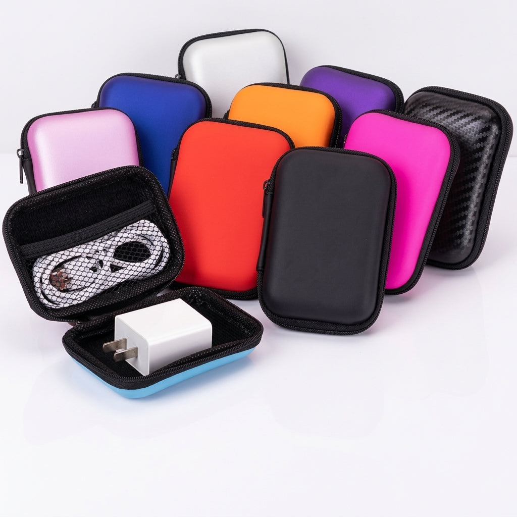 EVA Storage Bag - Headphone & Cable Organizer