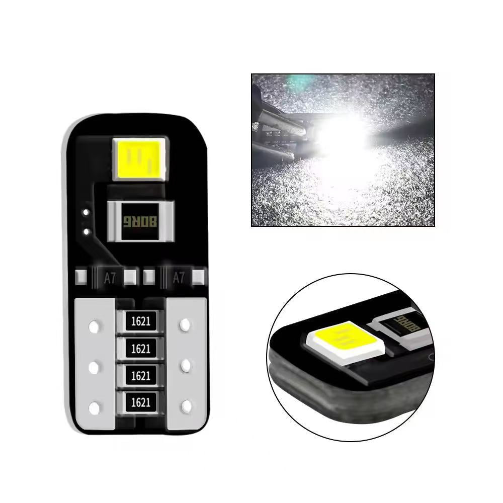 Cross-border explosive decoding high-brightness car LED width indicator light reading light T10 2835 2SMD license plate light W5W