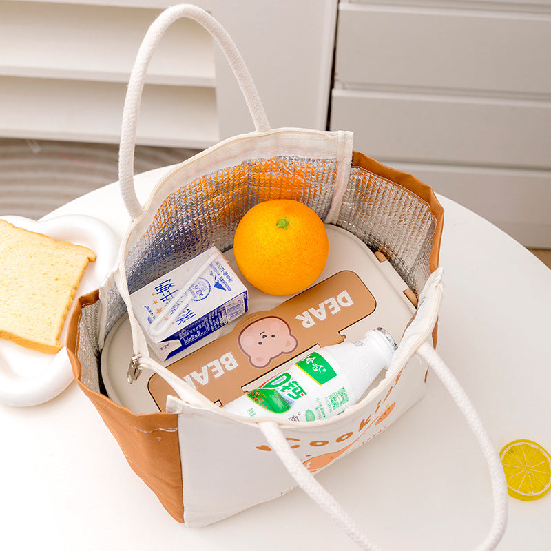 Insulated Lunch Bag, Large-Capacity Handheld