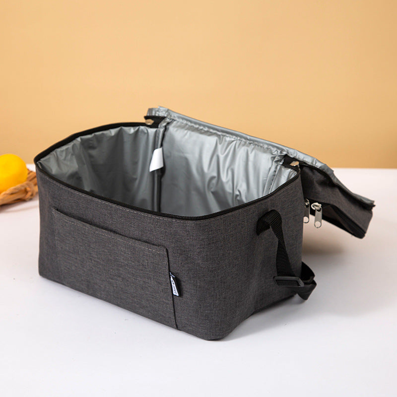 Car Accessory Insulated Cooler Bag, Gray
