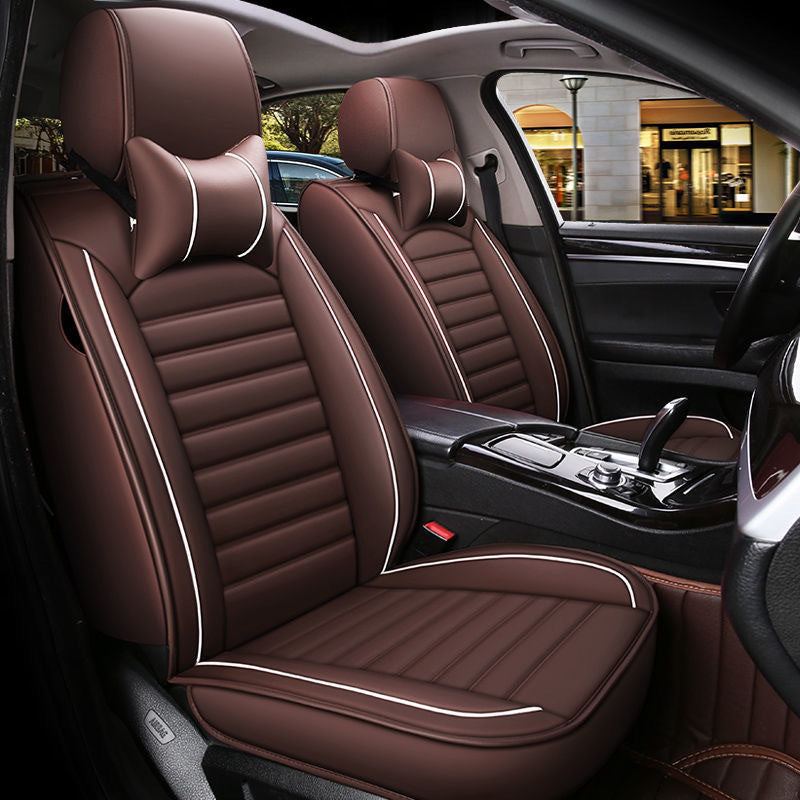 Full envelope car seat cover, summer ice silk seat cover, full leather, new four-season universal seat cushion, special seat cushion for small cars