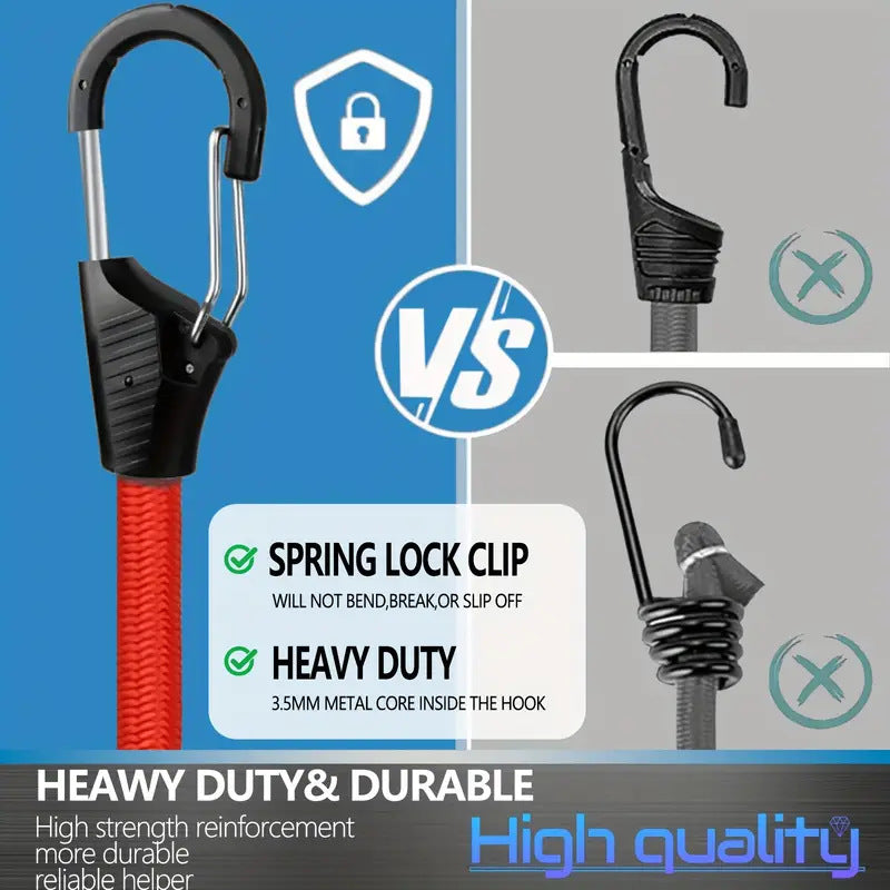 Bungee Cord Rope Set - Multiple Sizes & Styles