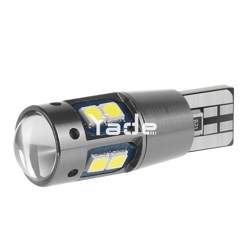 Car LED Width Indicator Light T10 3030 10smd License Plate Light Reading Light W5W Bright Small Bulb