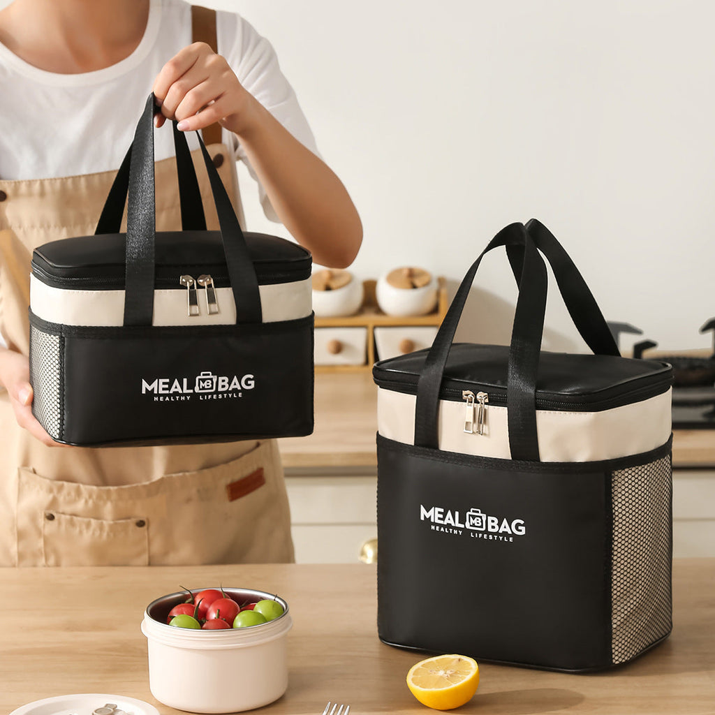 Insulated Lunch Bag, Waterproof Oxford Cloth