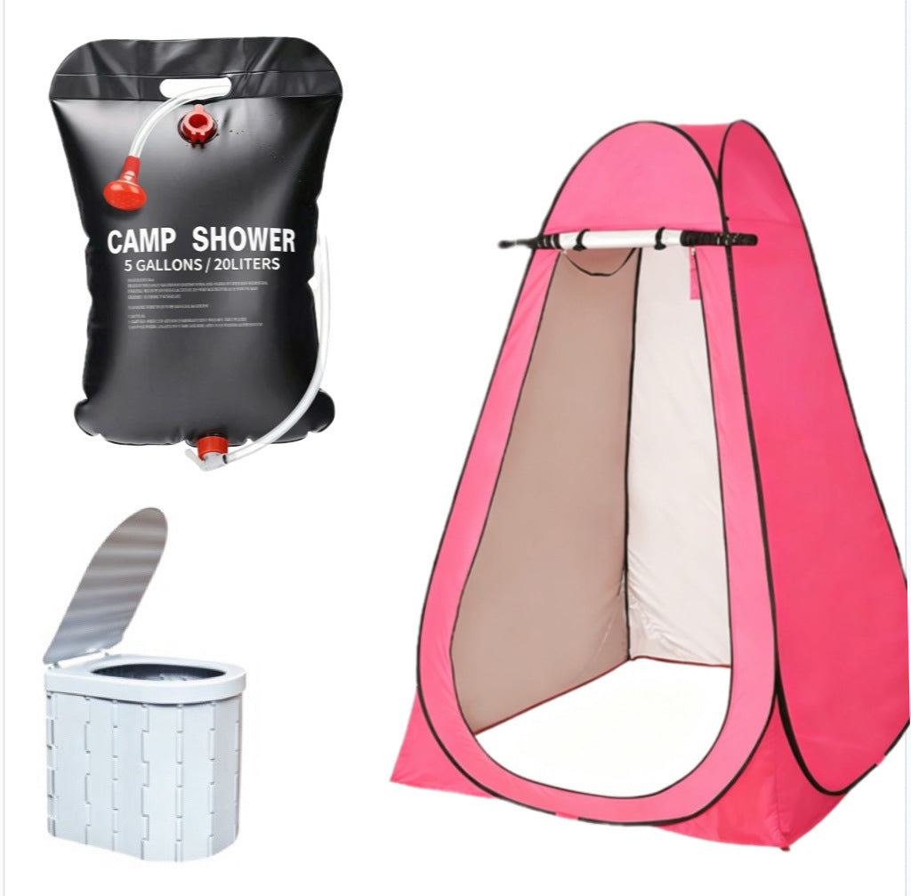 Fishing, shower, bathing artifact, outdoor camping, fishing, changing clothes, simple and portable, portable portable toilet, warm tent, toilet